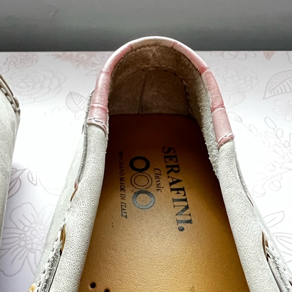 Serafini Classic Leather Flats Size 38 EU or 8 US - Picture 10 of 11